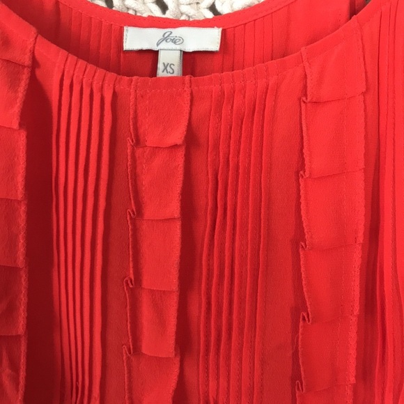 Joie red spaghetti strap lined mini dress, sz XS. - Picture 4 of 7